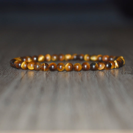 4mm Tiger Eye Bracelet for Women