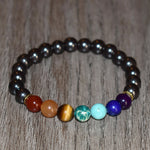 Hematite 7 Chakra Bracelet