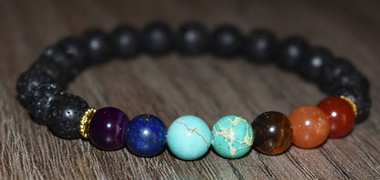 7 Chakra Bracelet Diffuser Bracelet
