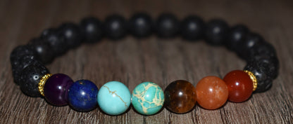 7 Chakra Bracelet Diffuser Bracelet