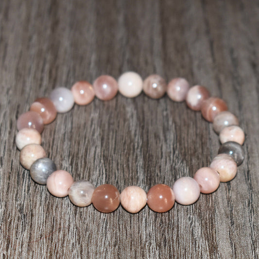 Peach Moonstone Bracelet