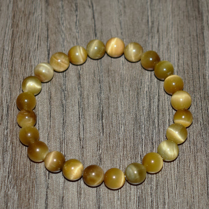 Genuine Honey Tiger Eye Bracelet