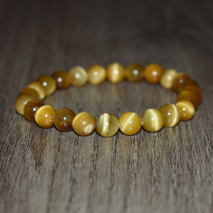 Genuine Honey Tiger Eye Bracelet