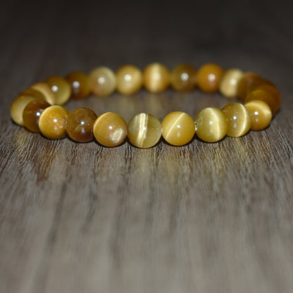 Genuine Honey Tiger Eye Bracelet