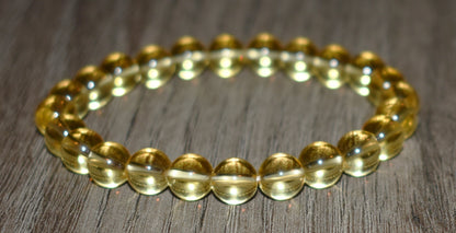 8mm Natural White Howlite Bracelet