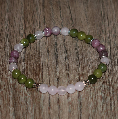6mm Rose Quartz Bracelet