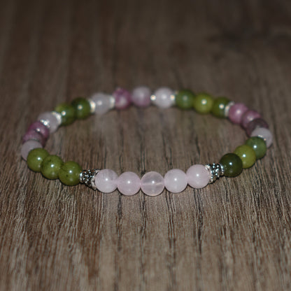 6mm Rose Quartz Bracelet