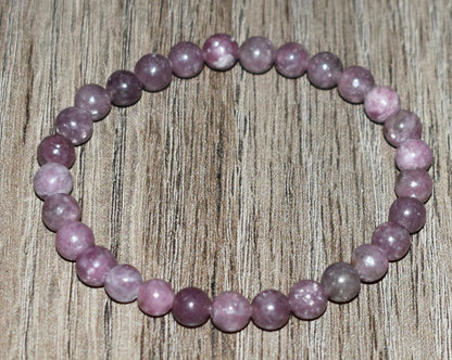 6mm Lepidolite Bracelet