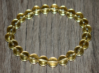 8mm Natural White Howlite Bracelet