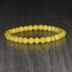 6mm Yellow Jade Bracelet