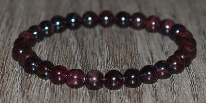 6mm Garnet Bracelet