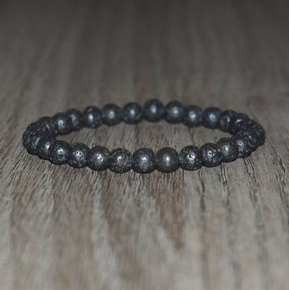 6mm Lava Bracelet