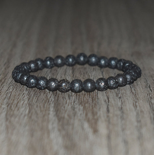 6mm Lava Bracelet