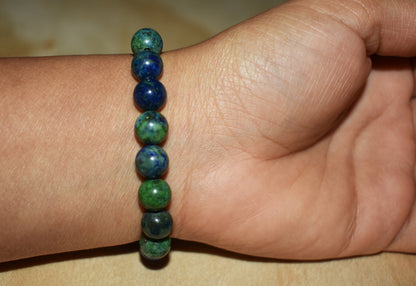8mm Azurite Malachite Bracelet