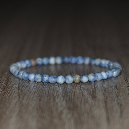 4mm Matte Sodalite Bracelet