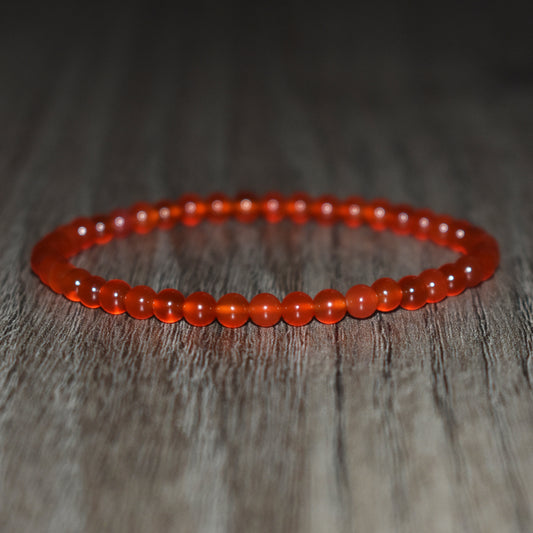 4mm Carnelian Bracelet