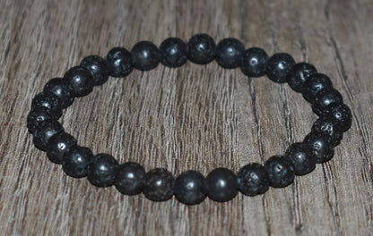 6mm Lava Bracelet
