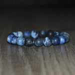 10mm Matte Blue Sodalite Bracelet