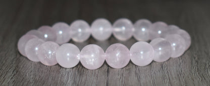 10mm Rose Quartz Bracelet for Women