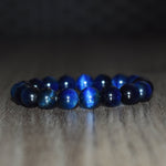 10mm Blue Tiger Eye Bracelet