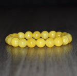 10mm Yellow Jade Bracelet