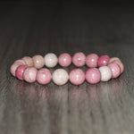 10mm Rhodochrosite Bracelet for Women