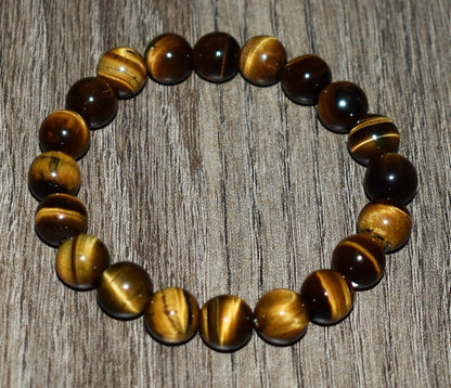 10mm Tiger Eye Bracelet for Men