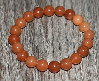 10mm Orange Aventurine Bracelet