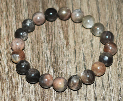 10mm Black Moonstone Bracelet