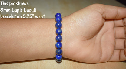 8mm Lapis Lazuli Bracelet