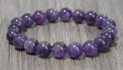 10mm Amethyst Bracelet
