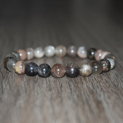 8mm Black Moonstone Bracelet
