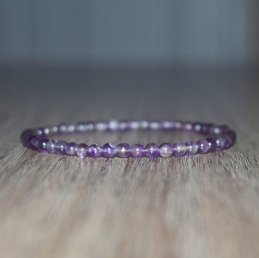 4mm Amethyst Bracelet
