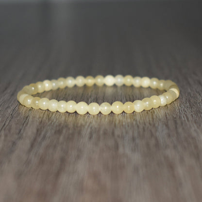 4mm Yellow Jasper Bracelet