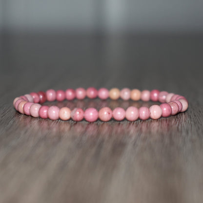 4mm Rhodochrosite Bracelet