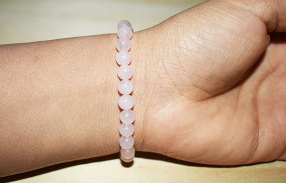 6mm Rose Quartz Bracelet for Women