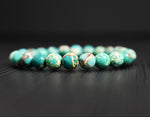Green Sea Sediment Jasper Bracelet