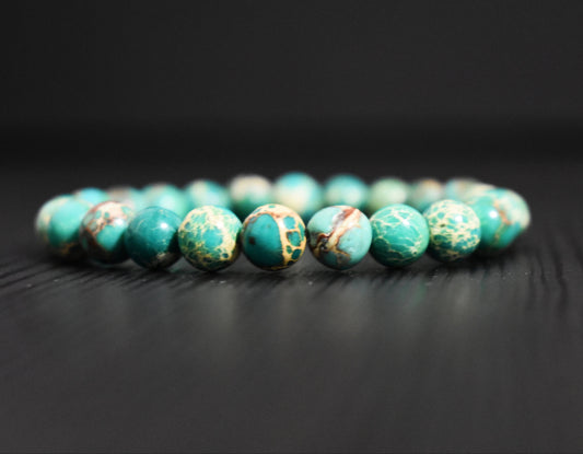 Green Sea Sediment Jasper Bracelet