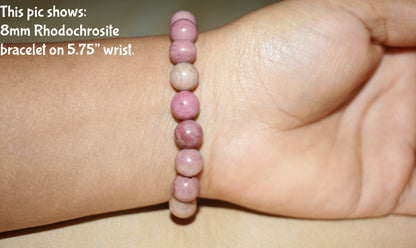Rhodochrosite Bracelet