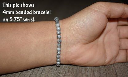 4mm Map Jasper Protection Bracelet for Women Bracelet