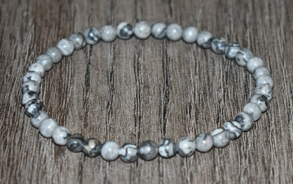 4mm Map Jasper Protection Bracelet for Women Bracelet