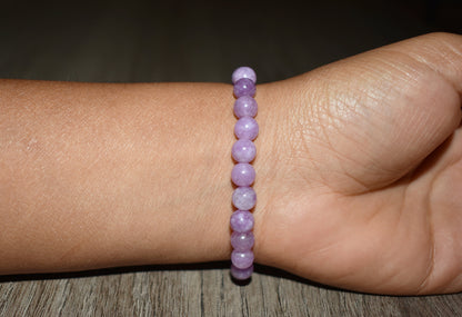 6mm Violet Lilac Jasper Bracelet