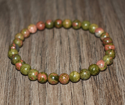 6mm Unakite Bracelet
