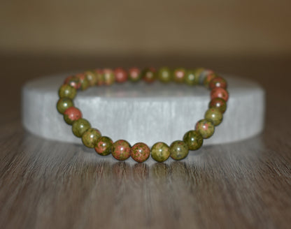 6mm Unakite Bracelet
