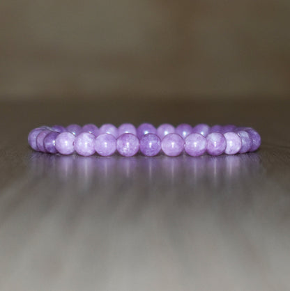 6mm Violet Lilac Jasper Bracelet