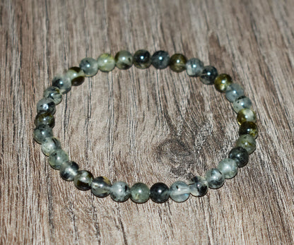 6mm Prehnite Bracelet for Men and Women