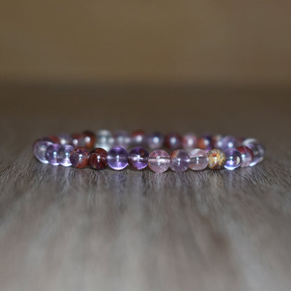 6mm Purple Lodolite Bracelet