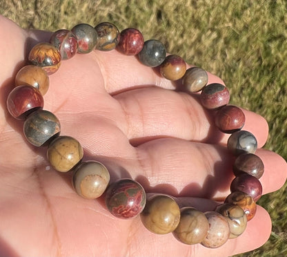 8mm Picasso Jasper Bracelet
