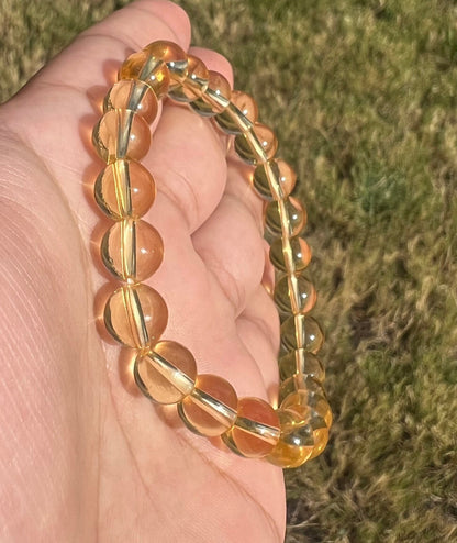8mm Citrine Bracelet