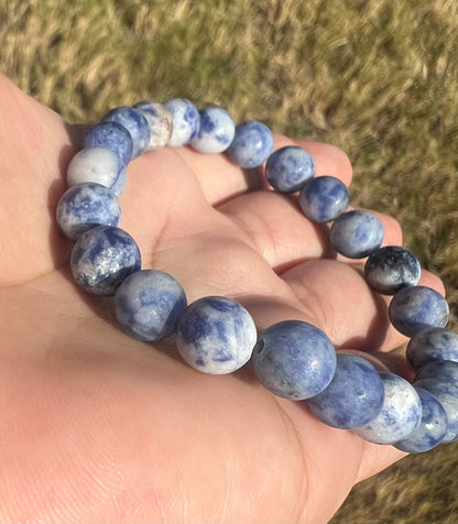 8mm Matte Sodalite Bracelet
